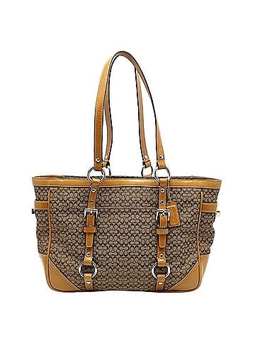 Coach COACH Mini Signature F12346 Tote Bag, Canvas x Patent Leather, Beige, Outlet, Women's, 450348 (view 2)