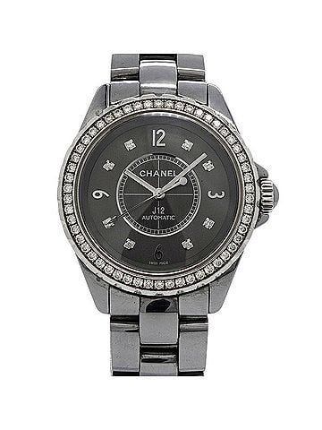 Chanel Chanel J12 Diamond Bezel H2566 Gray Dial Men's Watch (view 1)