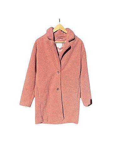 Daily Ritual Teddy Fleece Oversized Lapel Coat Coat (view 1)