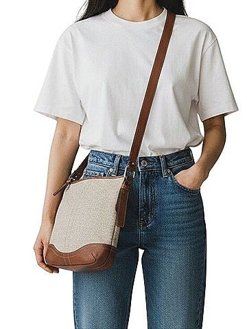 Coach Signature Monogram Shoulder Bag Shoulder Bag (view 1)