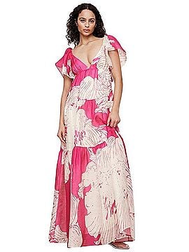 Banana Republic Linen Silk Maxi Dress Casual Dress (view 1)