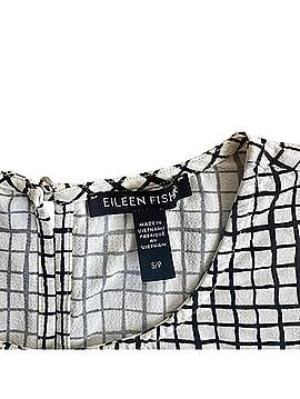 Eileen Fisher Tencel Viscose Crepe Grid Dress Casual Dress (view 2)