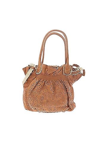 Lucky Penny Laser Cut Leather Shoulder Bag (view 2)