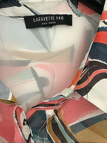 Lafayette 148 New York Short Sleeve T-Shirt (view 2)