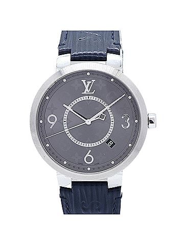 Louis Vuitton Louis Vuitton Tambour Eclipse Q1DM0 Gray Dial Men's Watch (view 1)