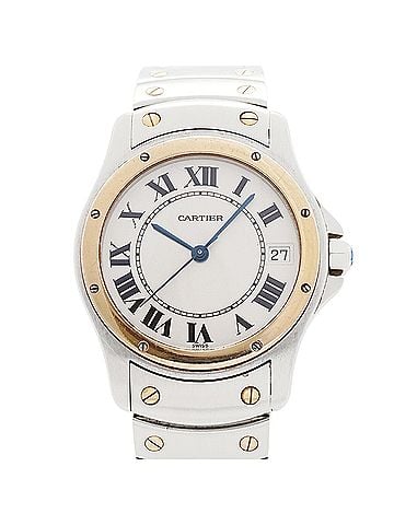 Cartier Cartier Santos Ronde LM 1910 Ivory Dial Watch (Men's &amp; Women's) (view 1)