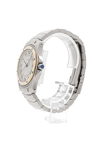 Cartier Cartier Santos Ronde LM 1910 Ivory Dial Watch (Men's &amp; Women's) (view 2)