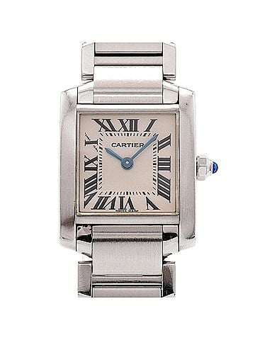 Cartier Cartier Tank Française SM W51008Q3 Ivory Dial Women's Watch (view 1)