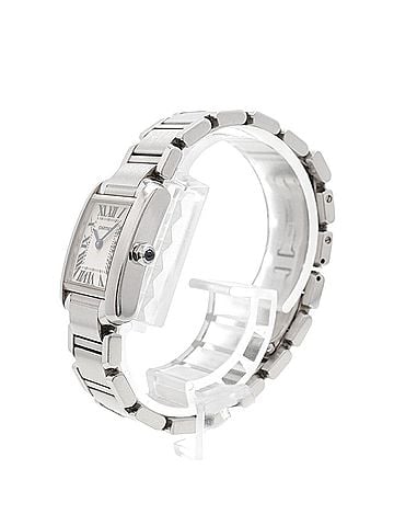 Cartier Cartier Tank Française SM W51008Q3 Ivory Dial Women's Watch (view 2)