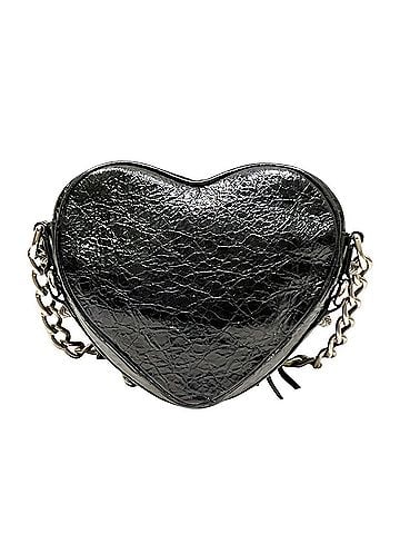Balenciaga Balenciaga Le Cagol Heart Chain Shoulder Bag, Lambskin, 722781 (view 2)