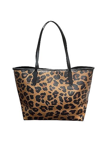 Coach Coach City Tote Leopard Print and Signature Canvas Bag Leather 7131 (view 2)