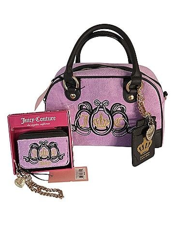Juicy Couture Lovers Club Bowler Satchel and Wallet Tote (view 1)