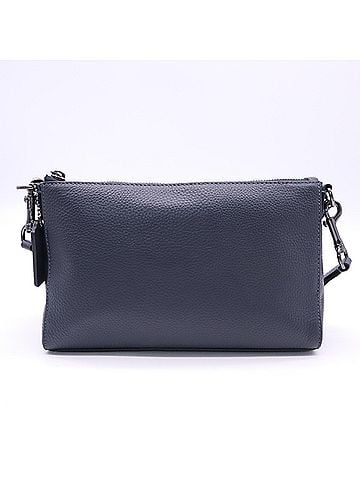 Coach COACH Refined Pebble Leather Holden Crossbody CE682 Shoulder Bag Navy Black Women's (view 2)