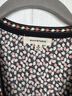 Max Studio Floral Black Ivory Pink Cocktail Dress Size M - photo 3