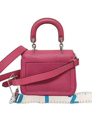 Christian Dior Christian Dior handbag, Be Dior, rose pink leather, women's shoulder bag. (view 2)