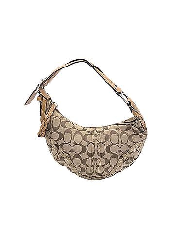 Coach COACH Signature Shoulder Bag 10599 Handbag Beige Brown Women's (view 1)