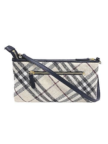 Burberry BURBERRY Nova Check Handbag ZA460-300 White Beige Multi Women's (view 1)