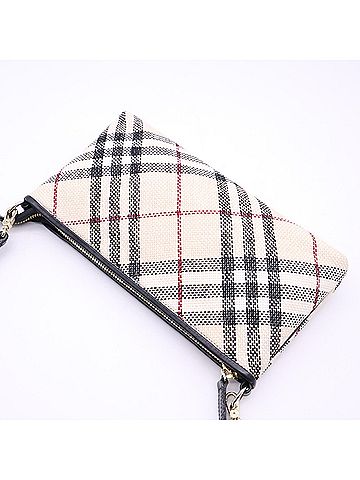 Burberry BURBERRY Nova Check Handbag ZA460-300 White Beige Multi Women's (view 2)
