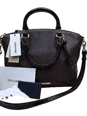 Brahmin Lafayette Duxbury Leather Satchel (view 1)