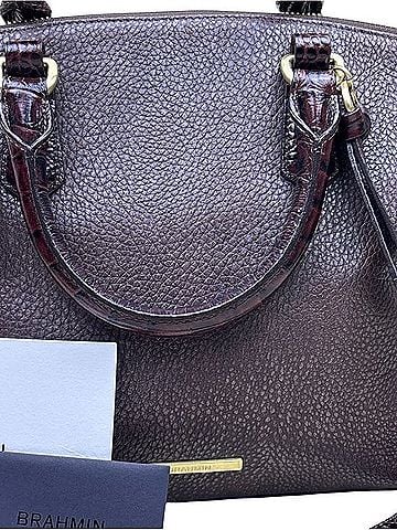 Brahmin Lafayette Duxbury Leather Satchel (view 2)