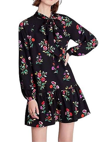 Kate Spade New York Autumn Floral Casual Dress (view 2)