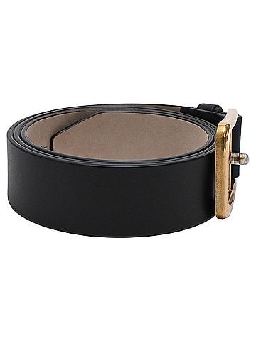 Brunello Cucinelli Brunello Cucinelli Buckled Belt in Black Leather (view 2)
