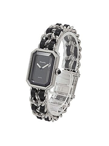 Chanel Chanel Premiere Large Size H0451 Women's Watch Black Silver Quartz (view 2)