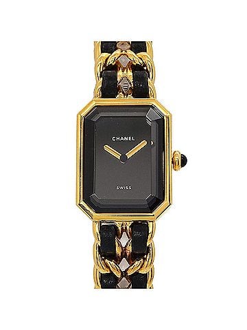 Chanel Chanel Premiere H0001 Women's Watch, Size M, Black &amp; Gold, Quartz Movement. (view 1)