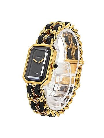 Chanel Chanel Premiere H0001 Women's Watch, Size M, Black &amp; Gold, Quartz Movement. (view 2)