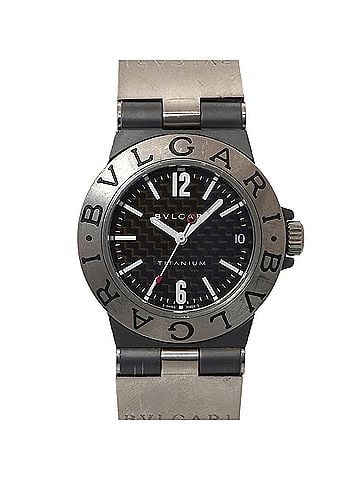 Bvlgari Bulgari BVLGARI Diagono Titanium TI32TA Boys' Watch Date Black Quartz (view 1)