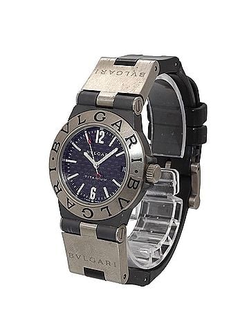 Bvlgari Bulgari BVLGARI Diagono Titanium TI32TA Boys' Watch Date Black Quartz (view 2)