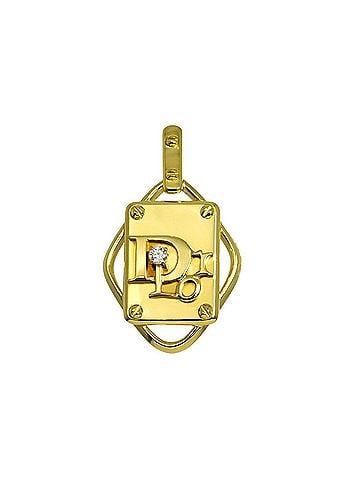 Christian Dior Christian Dior 0.07ct Diamond Pendant Top in 18K Yellow Gold (750) (view 1)