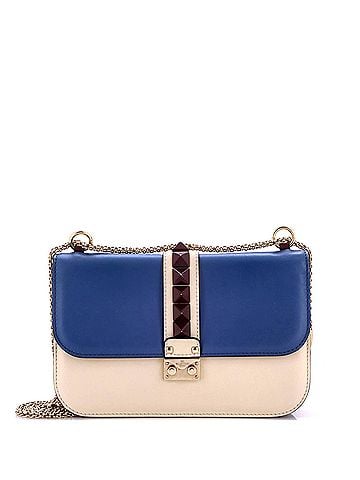 Valentino Garavani Glam Lock Shoulder Bag Leather Medium (view 1)