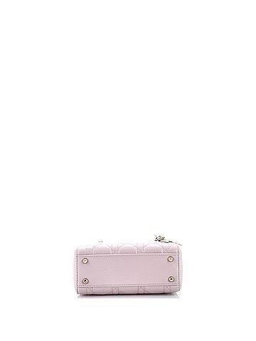 Christian Dior Lady Dior Chain Bag Cannage Quilt Lambskin Mini (view 2)