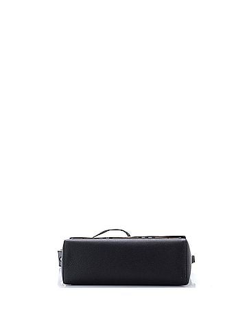 Burberry Note Crossbody Bag Leather with Vintage Check Canvas Medium (view 2)