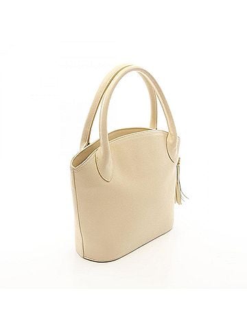 Valentino Valentino Tassel V Logo Handbag, Leather, Women's, Ivory (view 2)