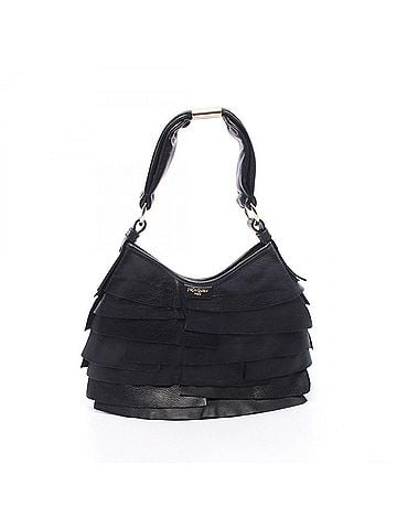Yves Saint Laurent Yves Saint Laurent Saint-Tropez Handbag, Leather, Women's, Black, Item Number 122244 (view 1)