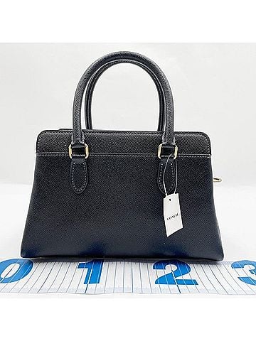Coach COACH Mini Darcy Carryall Handbag CH297 Black Gold Leather Women's Shoulder Bag (view 2)
