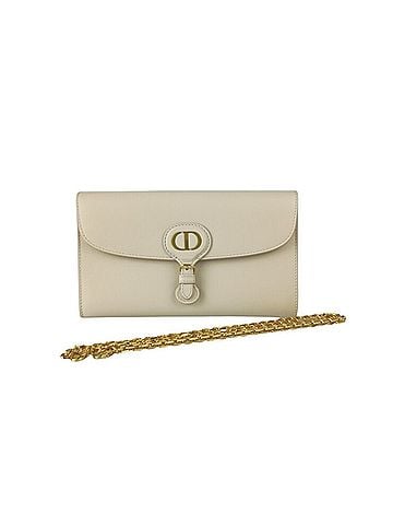 Christian Dior Christian Dior Bobby East-West Shoulder Bag Chain Wallet Beige Leather Women's (view 1)