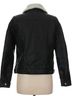 Levi's 100% Polyurethane 86% Polyester 8% Cotton 6% Rayon Black White Jacket Size M - photo 2