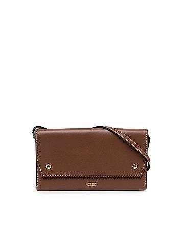 Burberry Leather Grace Wallet On Strap (view 1)