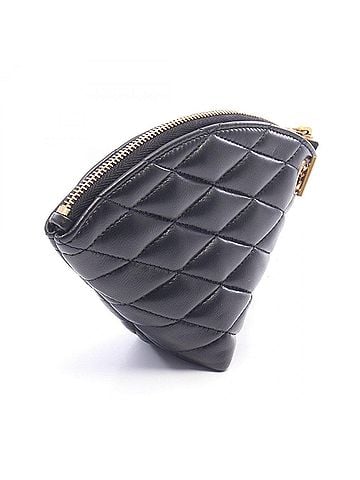 Yves Saint Laurent Yves Saint Laurent Saint Laurent Paris Sado Keyring Wallet/Coin Purse Leather Women's Black 802198 (view 2)