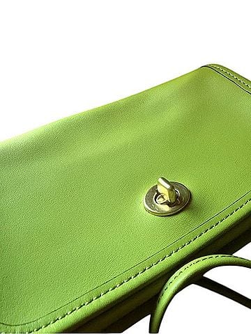 Coach Turnlock Bag Leather Clutch (view 2)