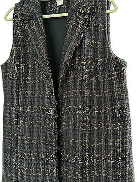 Chico's chico’s navy tweed Vest (view 1)