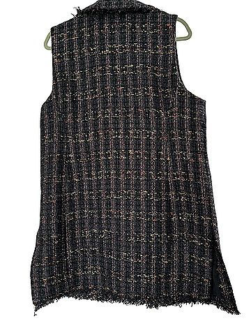 Chico's chico’s navy tweed Vest (view 2)