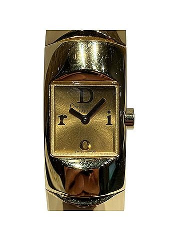Christian Dior Christian Dior Diorific watch, total weight 87.0g, GP (Gold Plated) finish, quartz movement, D102-150. (view 1)