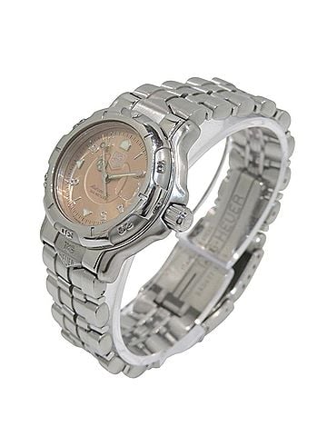 TAG Heuer TAG Heuer 6000 Series Date Watch, Total Weight 69.4g, Stainless Steel, Automatic Movement, Orange x Pink Dial, WH2315-2 (view 2)