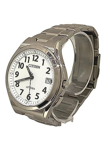 Citizen Citizen Attesa Eco-Drive Watch, Total Weight 77.4g, Titanium, Radio-Controlled Solar, White Dial, ATD53-2847 H110-T011331 (view 2)