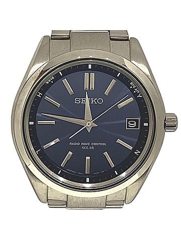 Seiko Seiko Brightz Watch, Total Weight 73.4g, Titanium, Radio-Controlled Solar, Navy Dial, SAGZ081 7B24-0BH0 (view 1)