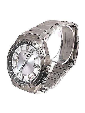 Citizen Citizen Attesa Act Line Eco-Drive Watch, Total Weight 87.6g, Titanium, Radio-Controlled Solar, Silver Dial, CB0210-54A H145-S122601 (view 2)